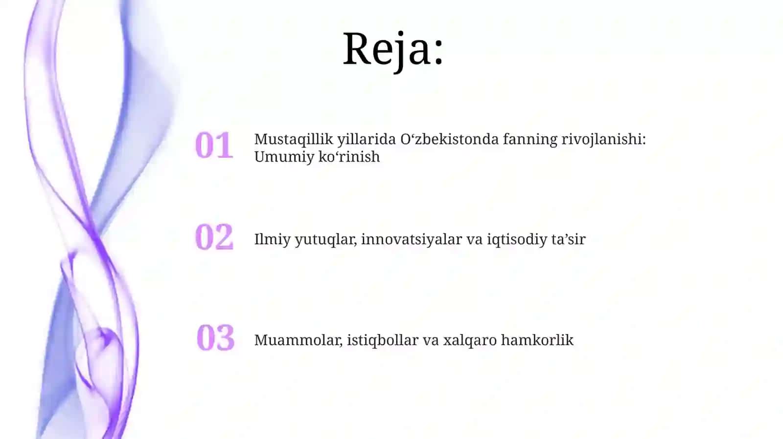 Mustaqillik yillarida O‘zbekistonda fanning rivojlanishi: Umumiy ko‘rinish 2