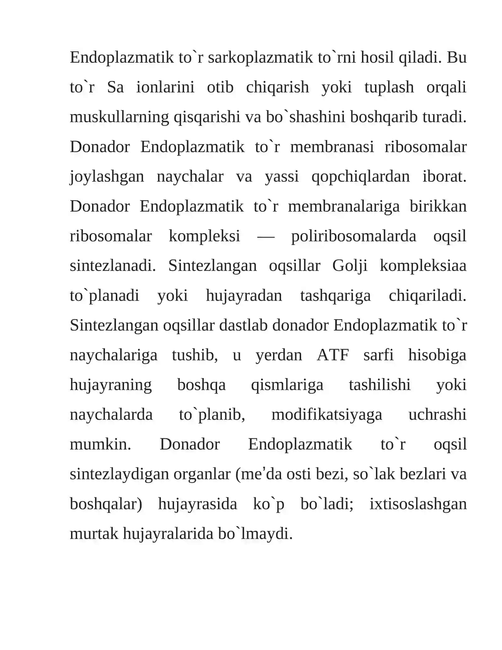 Endoplazmatik to`r 2