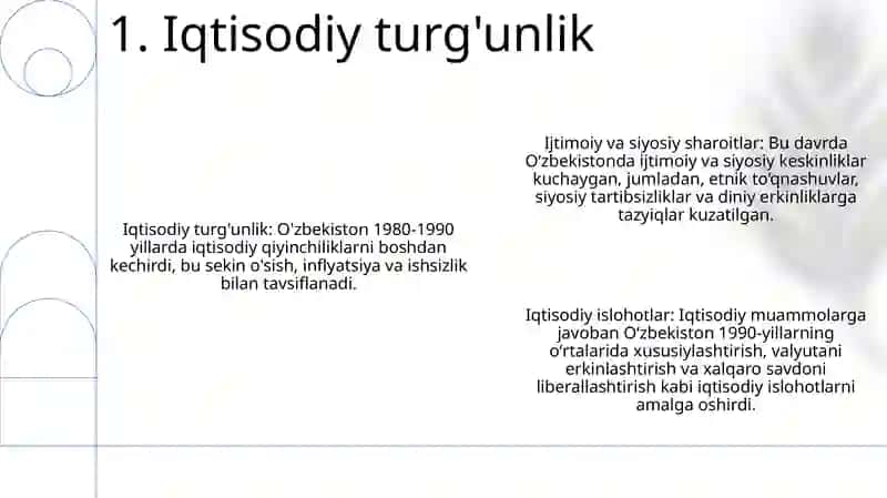 80-90 Yillarda O`Zbakistondagi Ijtimoiy-Siyosiy Va Iqtisodiy Ahvol 2