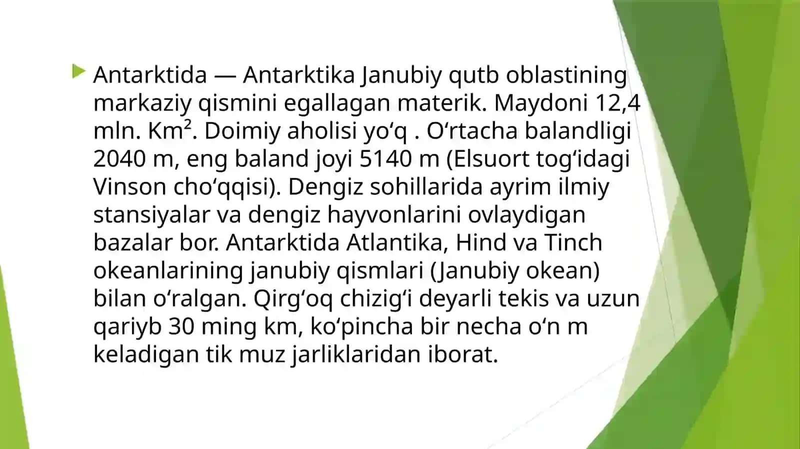 Golantarktik floristik olami 2