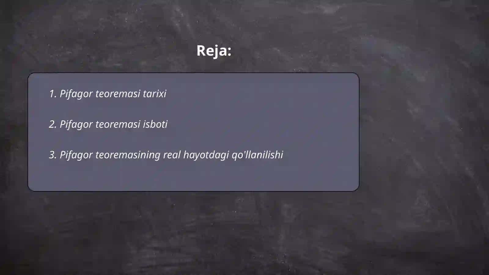Pifagor teoremasi 2