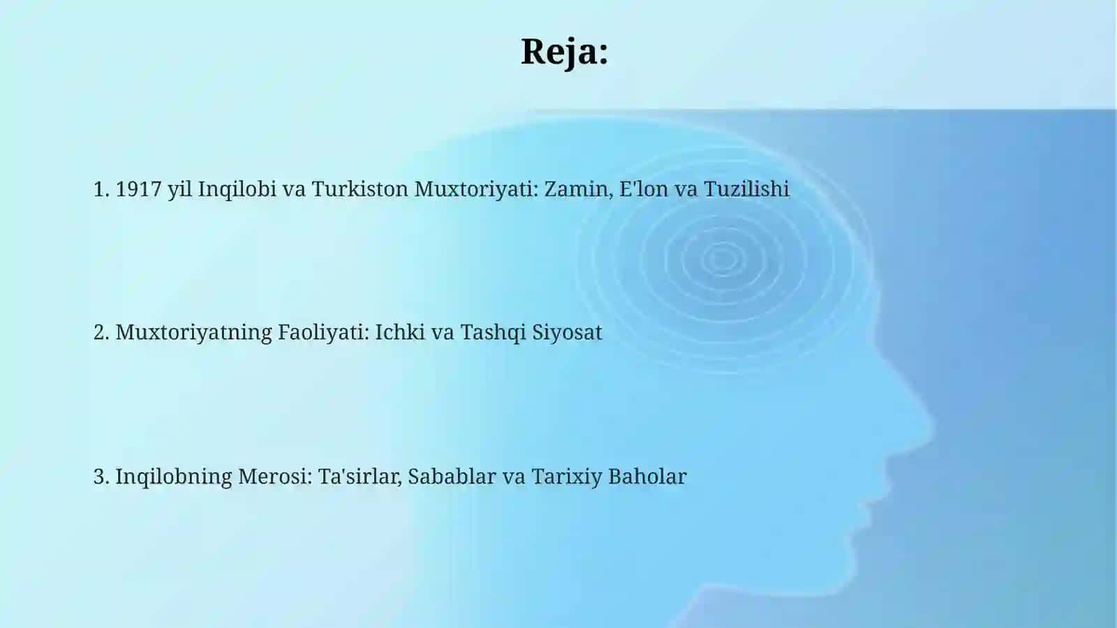 1917 yil Inqilobi va Turkiston Muxtoriyati: Zamin, E'lon va Tuzilishi 2