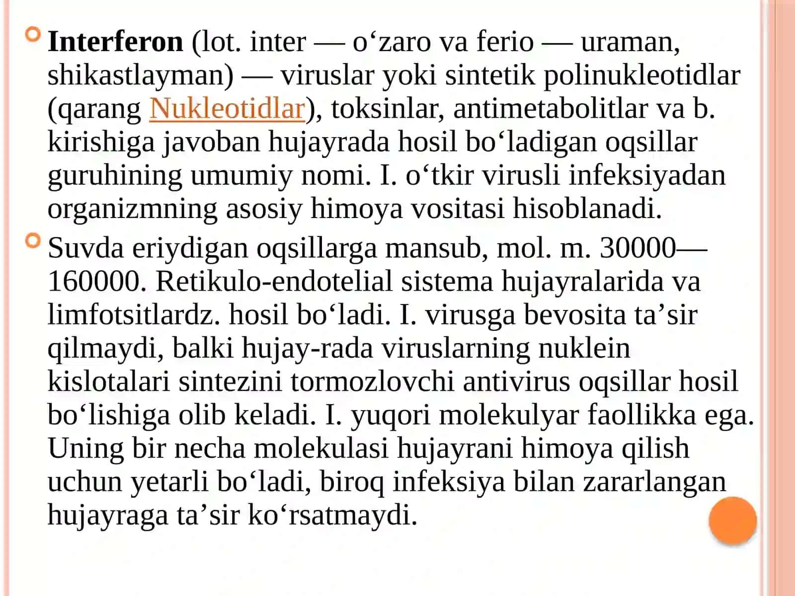 Interferon va Sitokinlar 2