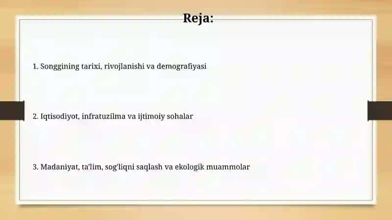 Songgi yangiliklar 2