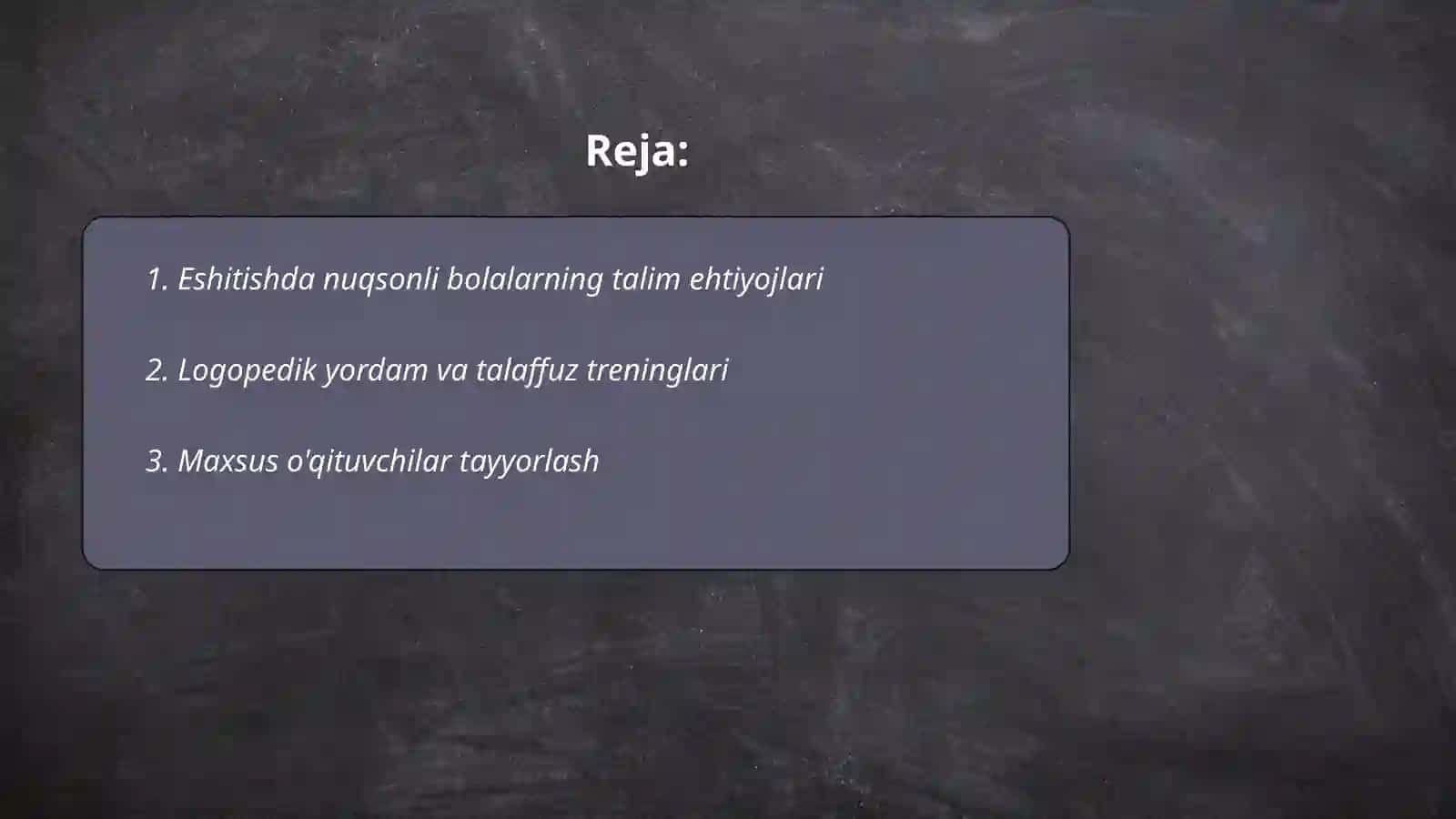 Eshitishda nuqsoni boʻlgan bolalar maktabida talim jarayonlarining oʻziga hos xususiyatlari 2