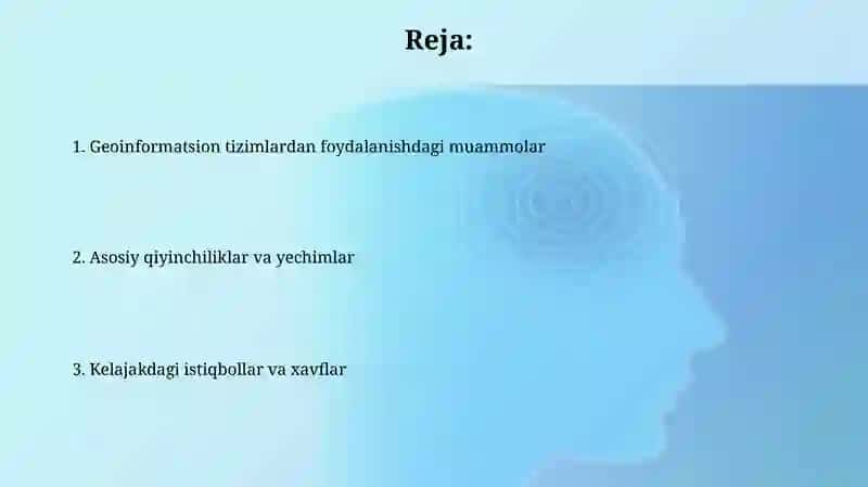 Geoaxborottizimlarniqo‘llashmuaommolari 2