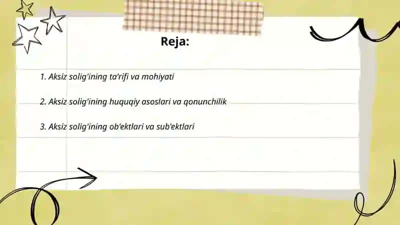 Aksiz solig'i 2