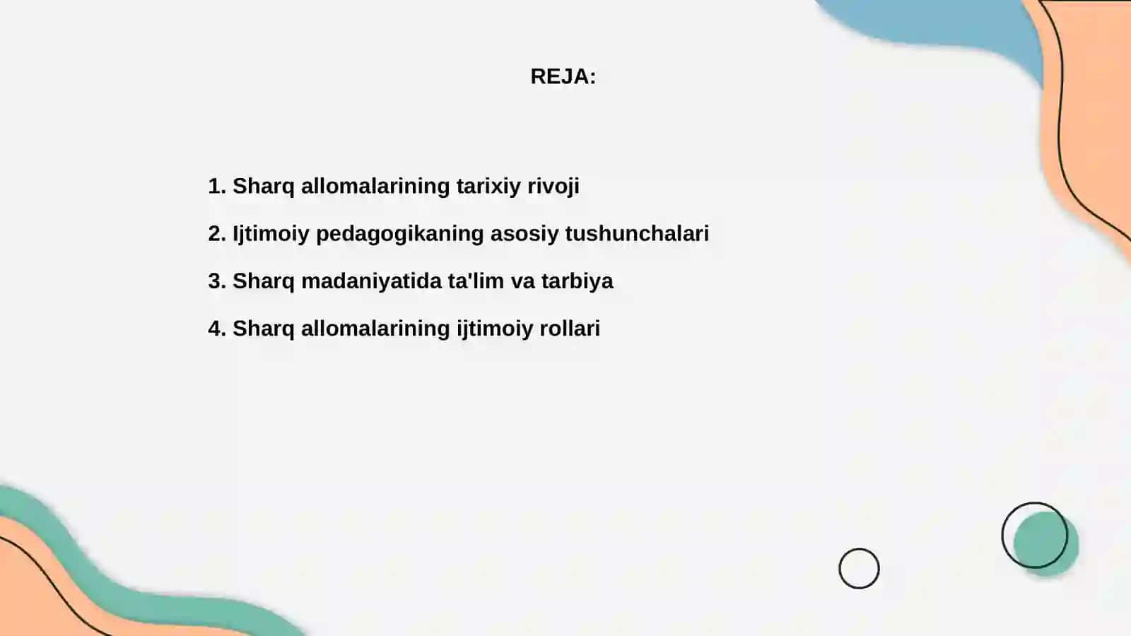 Sharq allomalarining ijtimoiy pedagigikadagi qarashlari 2