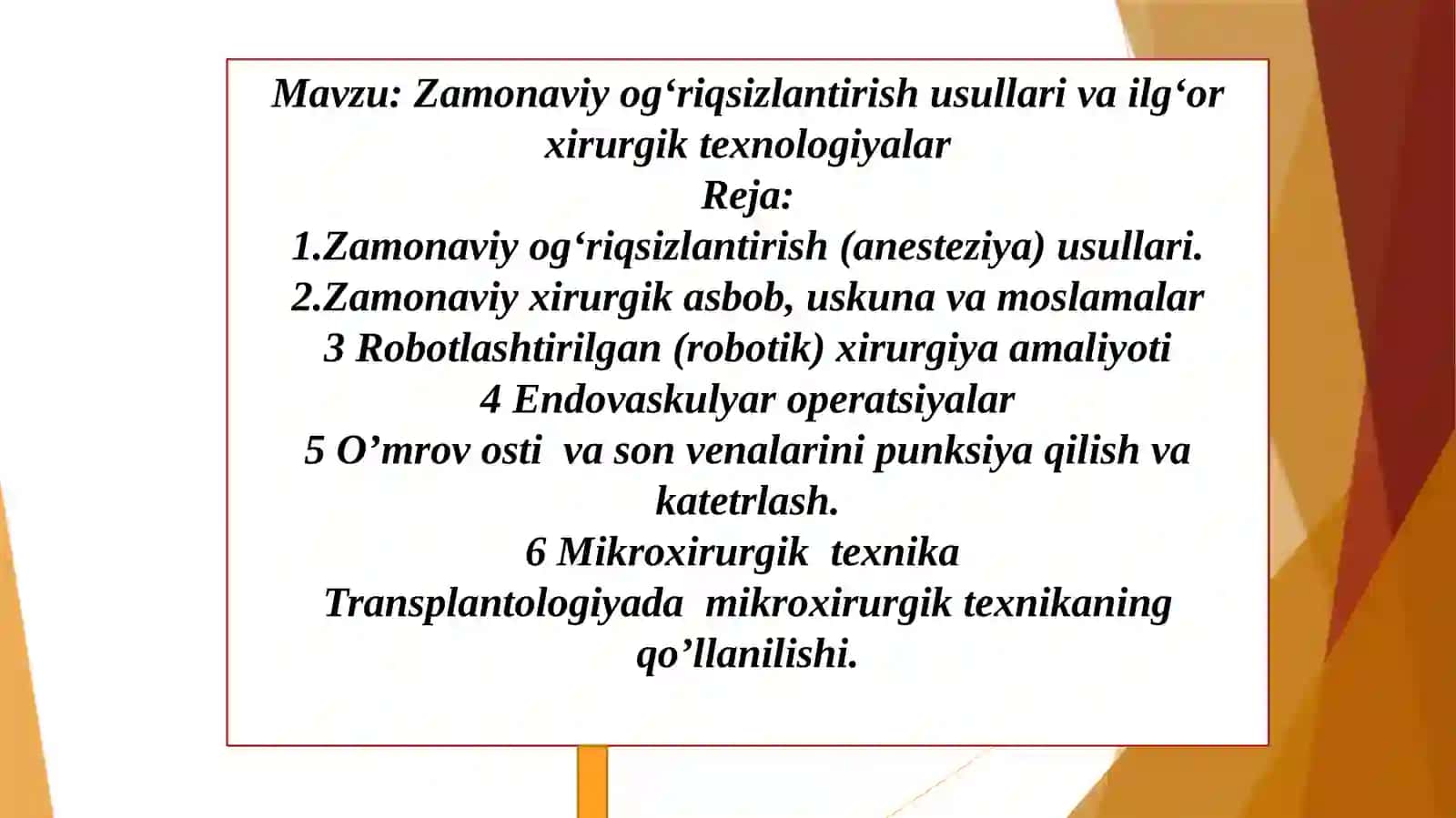 KLINIK ANATOMIYA FANIDAN 2