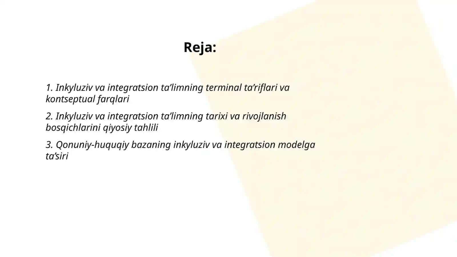Inklyuziv va integratsion ta'limning qiyosiy tahlili 2