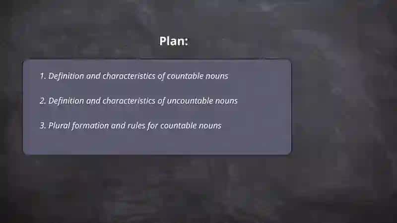 countable and uncountable nouns 2