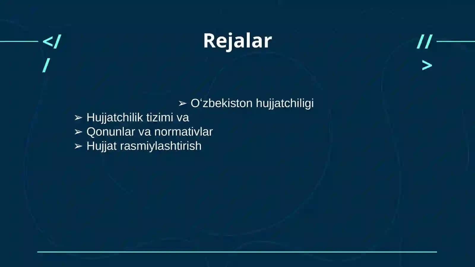 OʻZBEKISTON RESPUBLIKASIDA HUJJATCHILIKNING TAKOMILLASHUVI 2