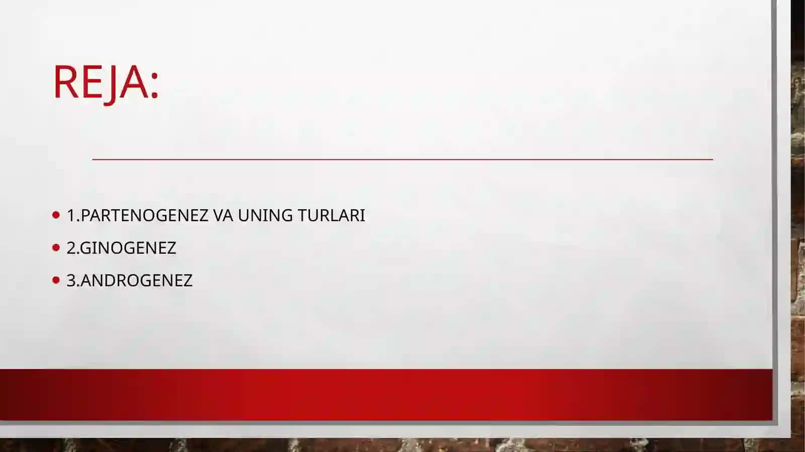 Jinsiy ko’payishning norasmiy tiplari 2