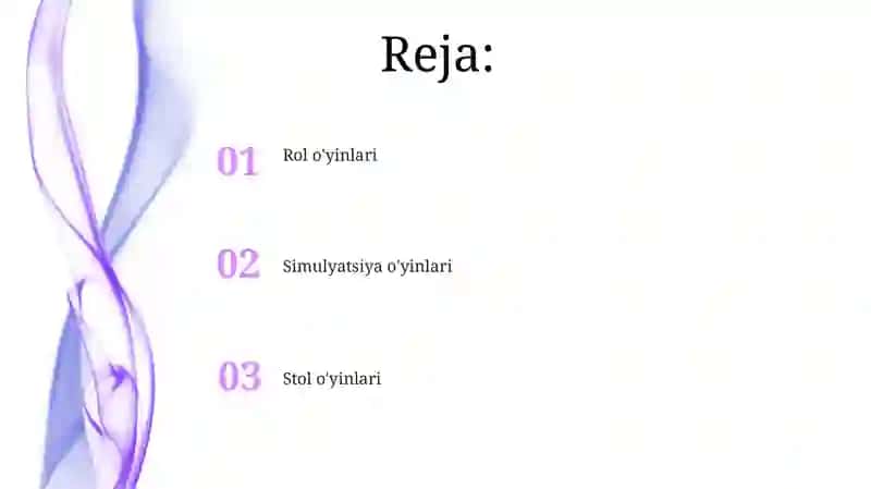 Didaktik o'yinlar 2