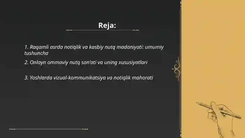Raqamli asr yoshlari uchun notiqlik san'atining yangicha qiyofasi 2