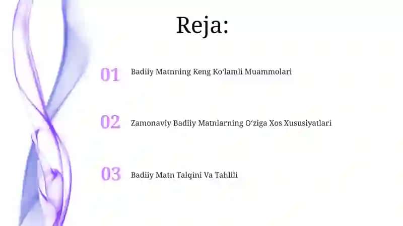 Badiiy Matnning Keng Koʻlamli Muammolari 2