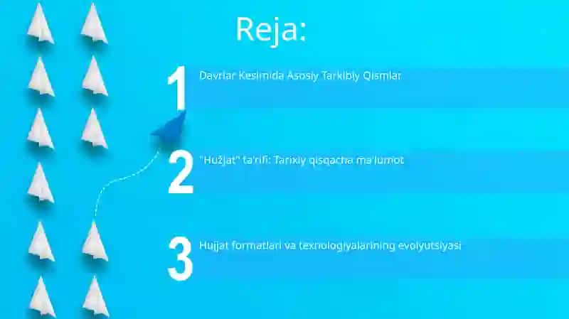Davrlar Kesimida Asosiy Tarkibiy Qismlar 2