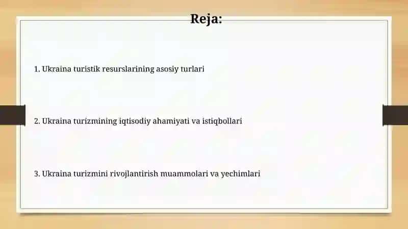Ukrainaning turistik resurslari 2