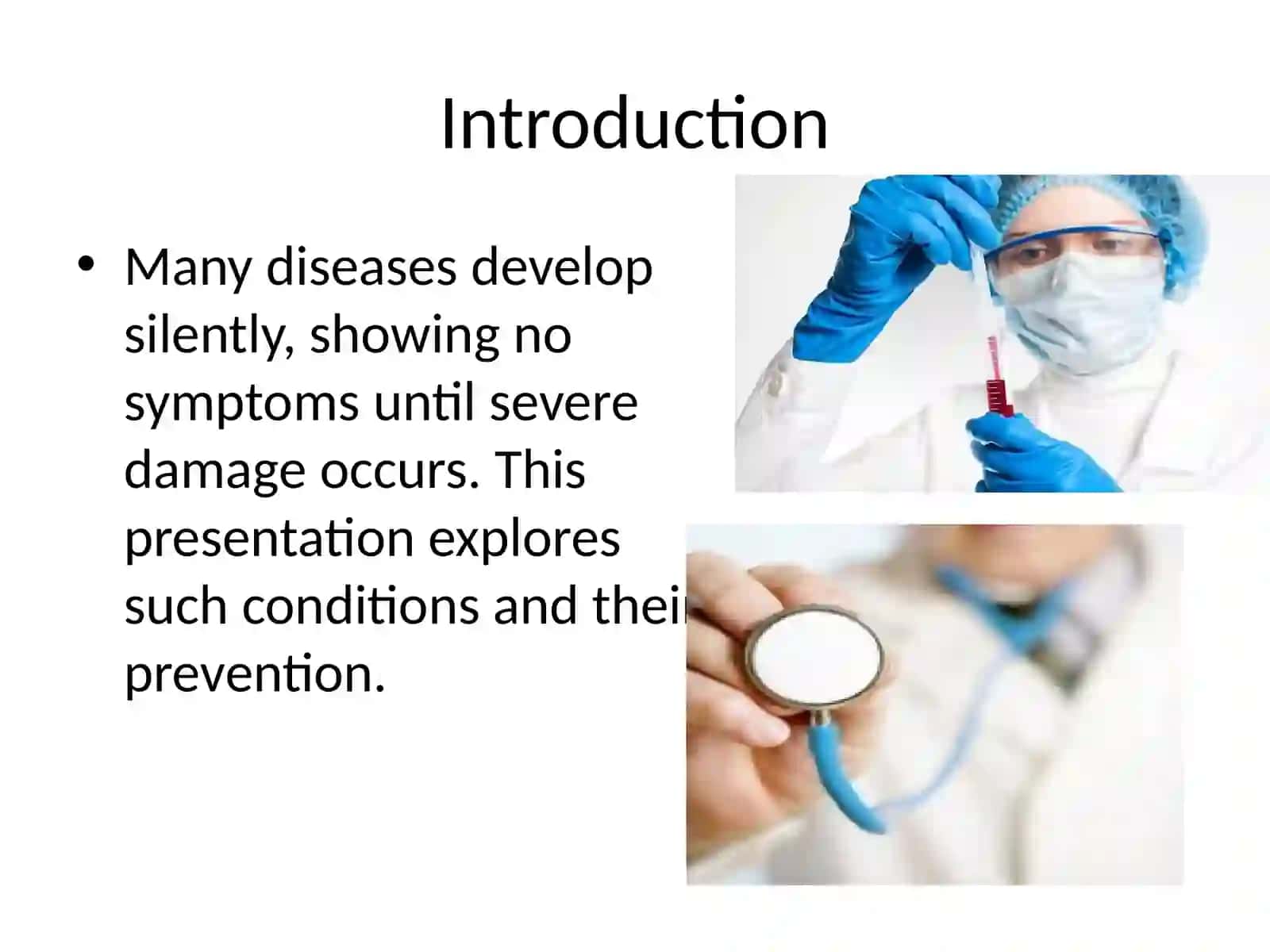 Diseases Without Symptoms 2