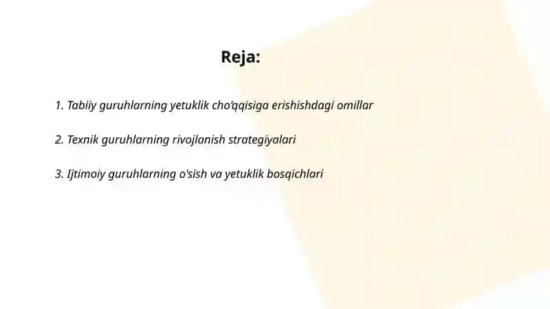 Tabiiy texnik va ijtimoiy guruhlarning akte yetuklik cho‘qqisiga erishishdagi farqlar 2