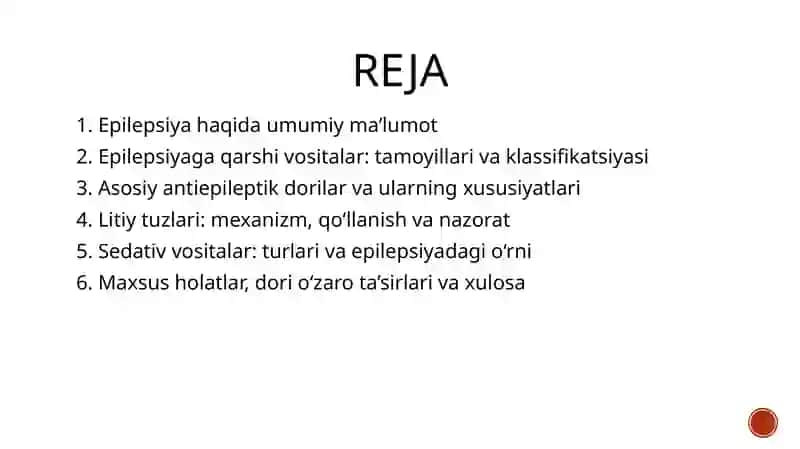 Epilepsiyaga qarshi vositalar 2