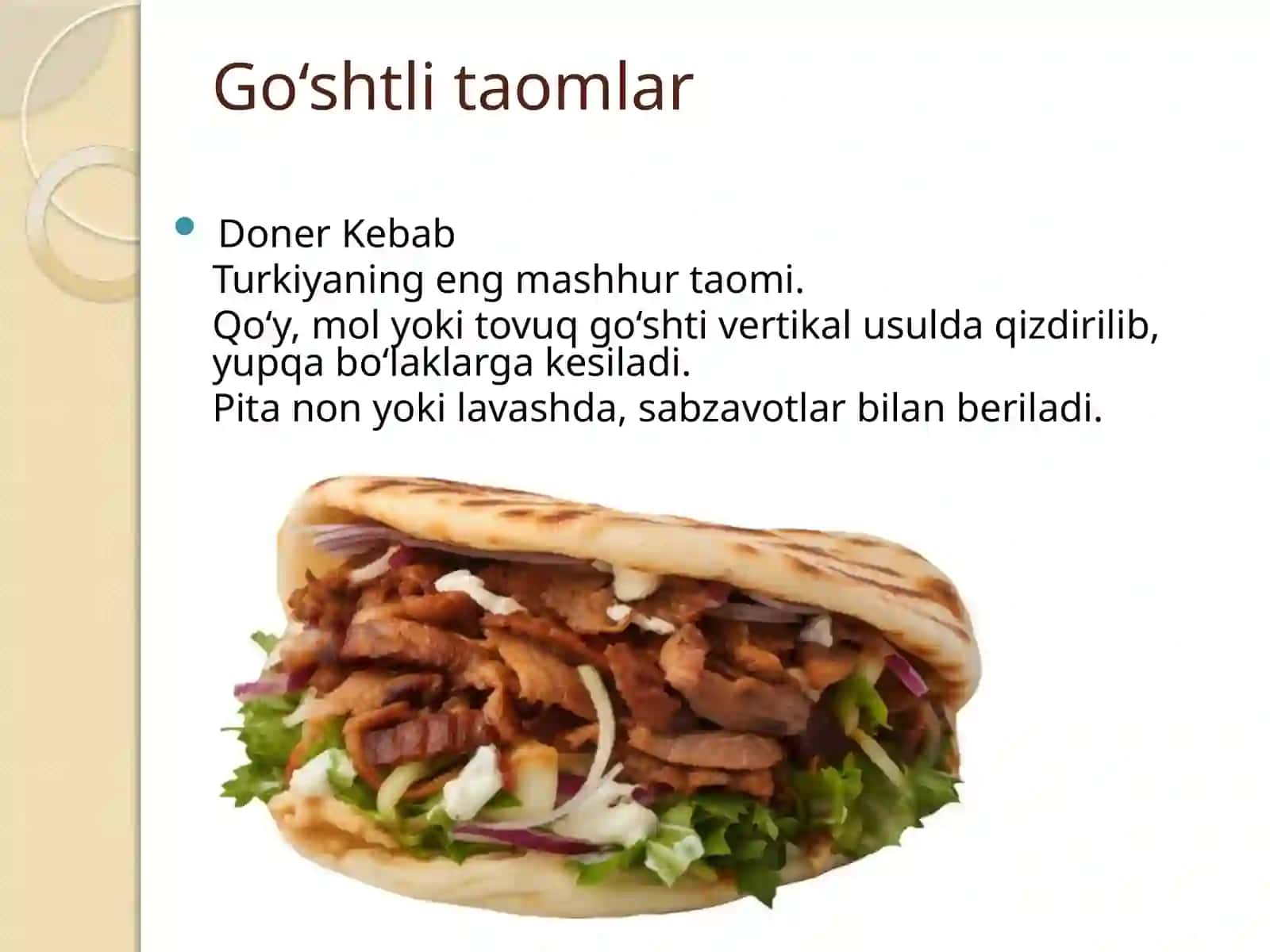 TURKIYANING MILLIY TAOMLARI — TO‘LIQ MA’LUMOT 2