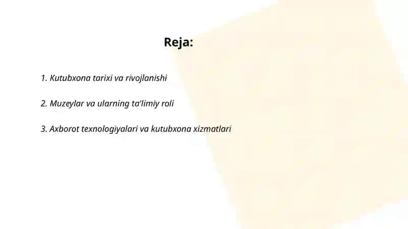Kutubxona muzey taʼlim tarbiya va axborot nashrlari 2