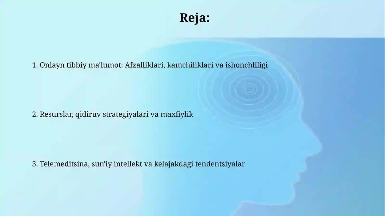 Internetda tibbiyotga oid resurslari 2