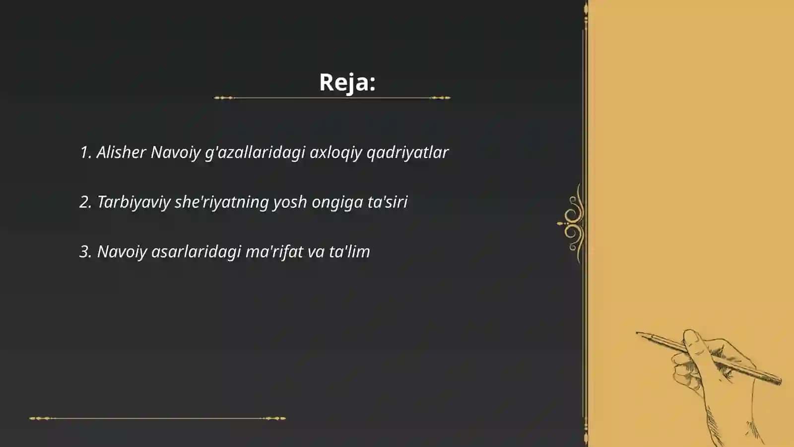 Alisher Navoiy asarlarining tarbiyaviy ahamiyati 2