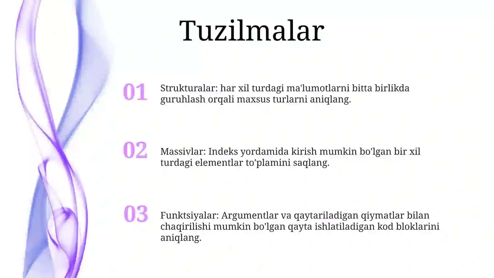 Tuzilmalar.Birlashmalar. Makroslarni Aniqlash Va Joylashtirish Standart Oqimlar.OqimlarBilanIshlash 2