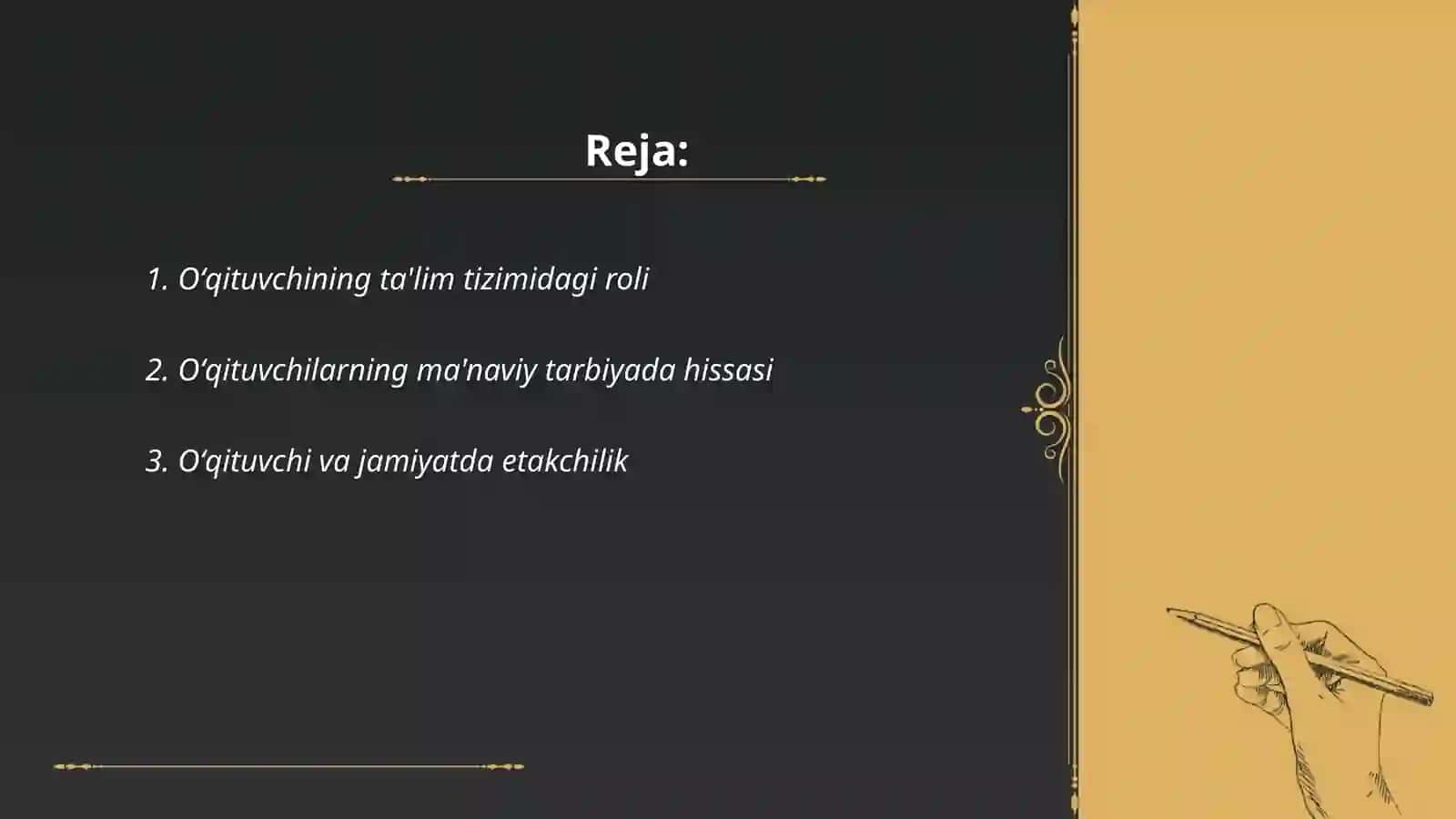 Oʻqituvchining ta'lim tizimidagi roli 2