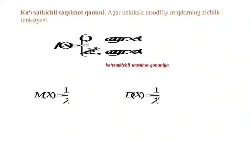 Tekis taqsimlangan tasodifiy miqdorlarni modellashtirish 2