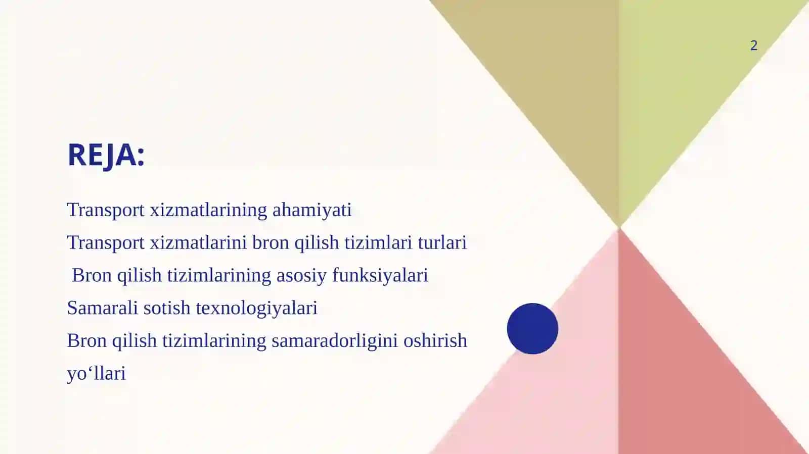 transport xizmatlarini bron qilish tizimlari va ularni samarali sotish texnologiyasi 2