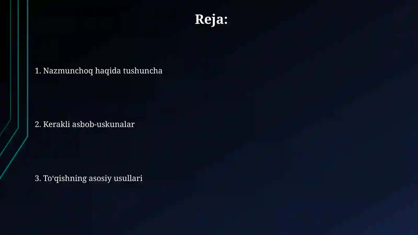 nazmunchoq to'qish usullari 2