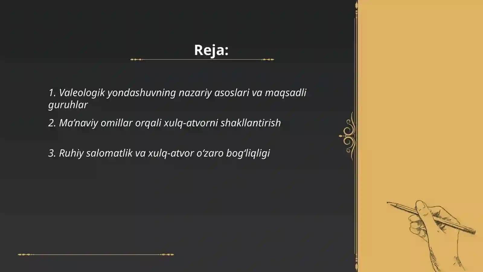 Maqsadli guruhlar va xulq atvor omillariga ta’sir koʻrsatishning valeologik yondashuvi 2
