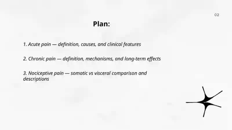 Compare types of pain and their description 2