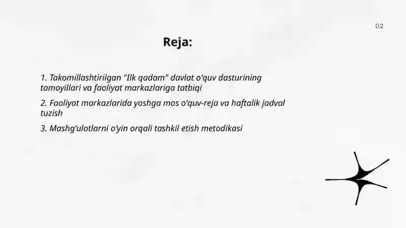 "Ilk qadam" davlat oʻquv dasturi 2