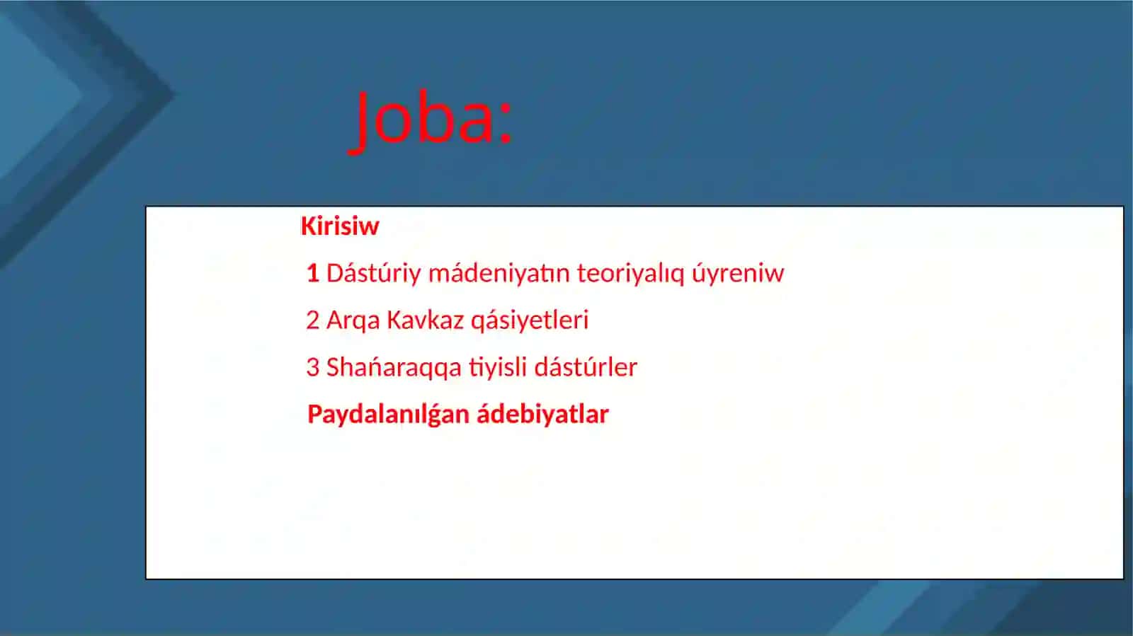 Áyyemgi Kavkaz artı xalıqlarınıń kórkem óneri 2