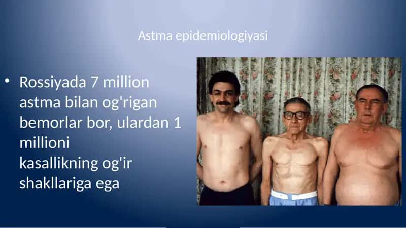Bronxial astma. Tashxis va davolash 2