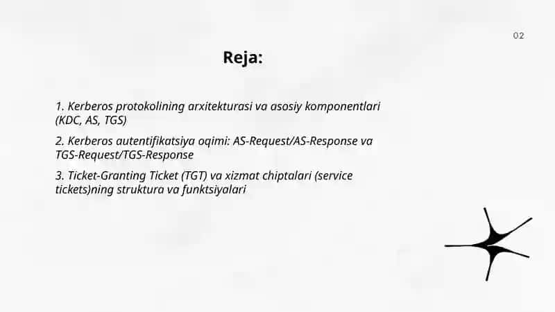 Kerberos protokoli va uning xavfsizlik tahlili 2