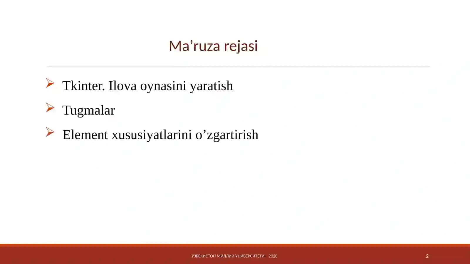Pythondasturlashtili 2