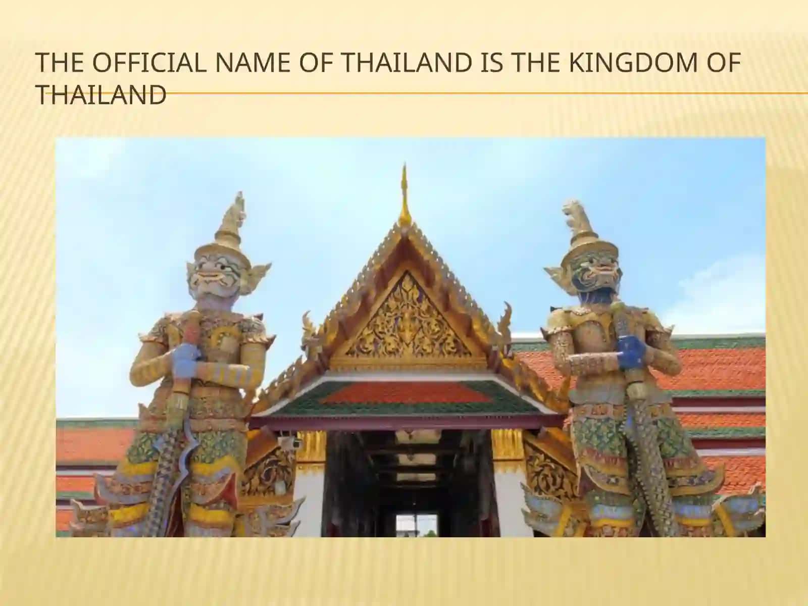 INTERESTING FACTS ABOUT THAILAND 2