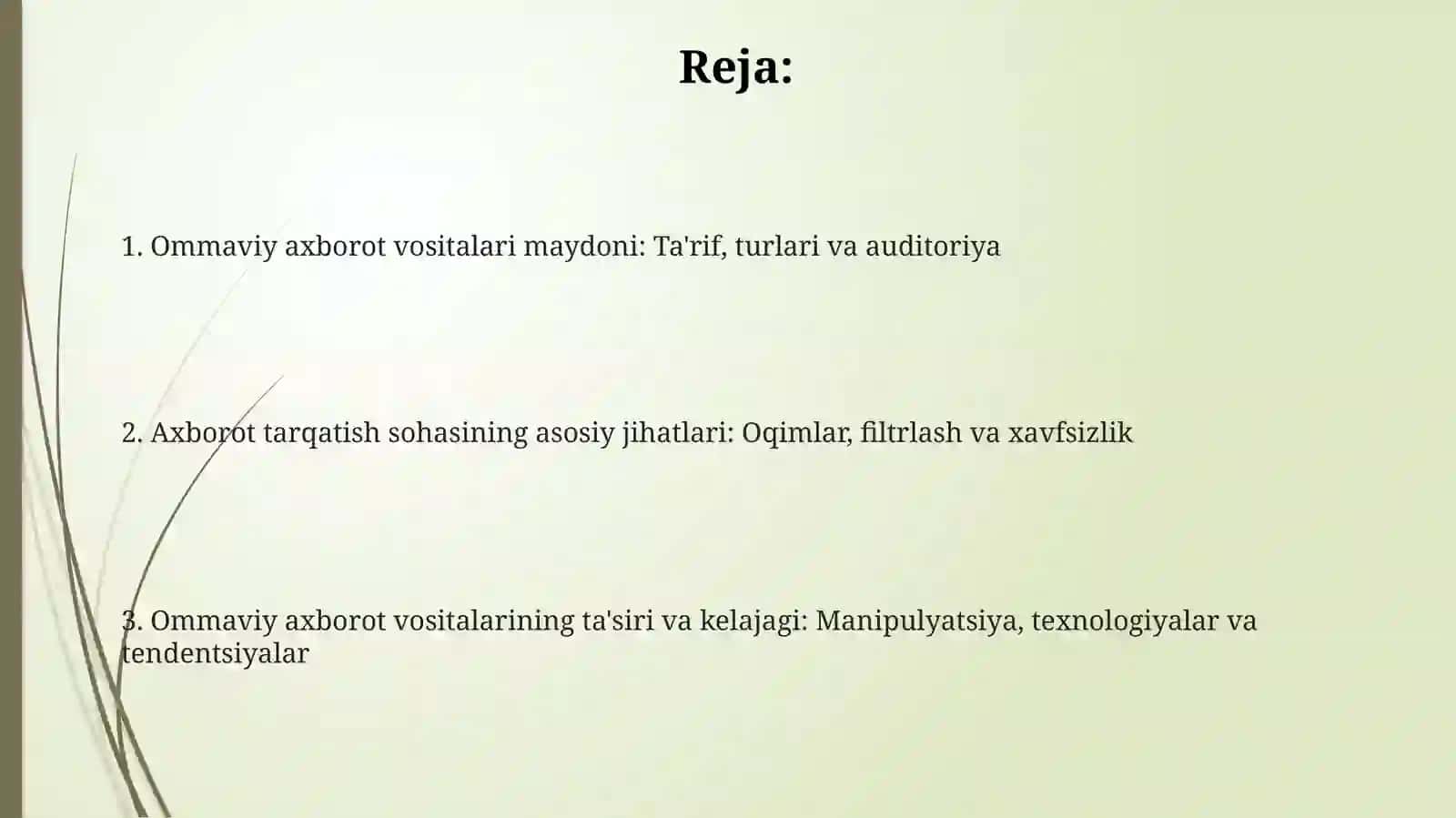 Ommaviy axborot vositalari maydoni 2