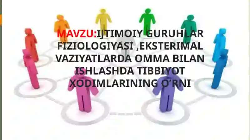 Ijtimoiy Guruhlar Fiziologiyasi 2
