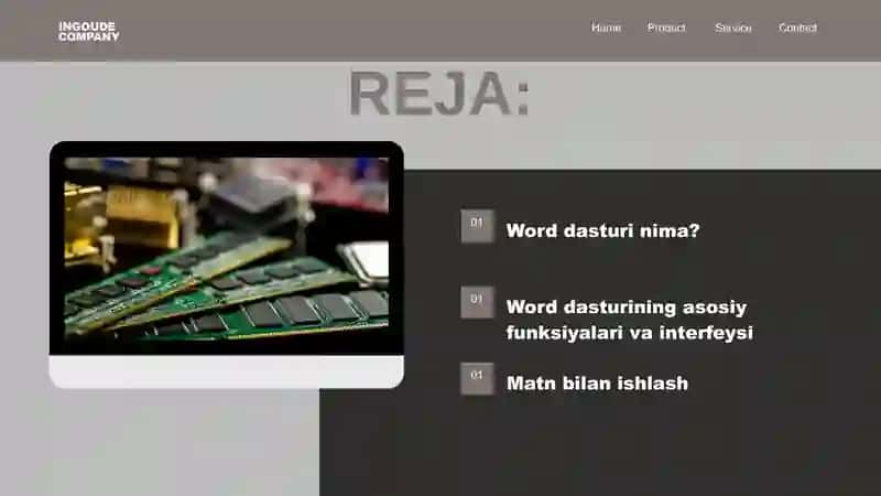 Microsoft Word dasturida ishlash 2