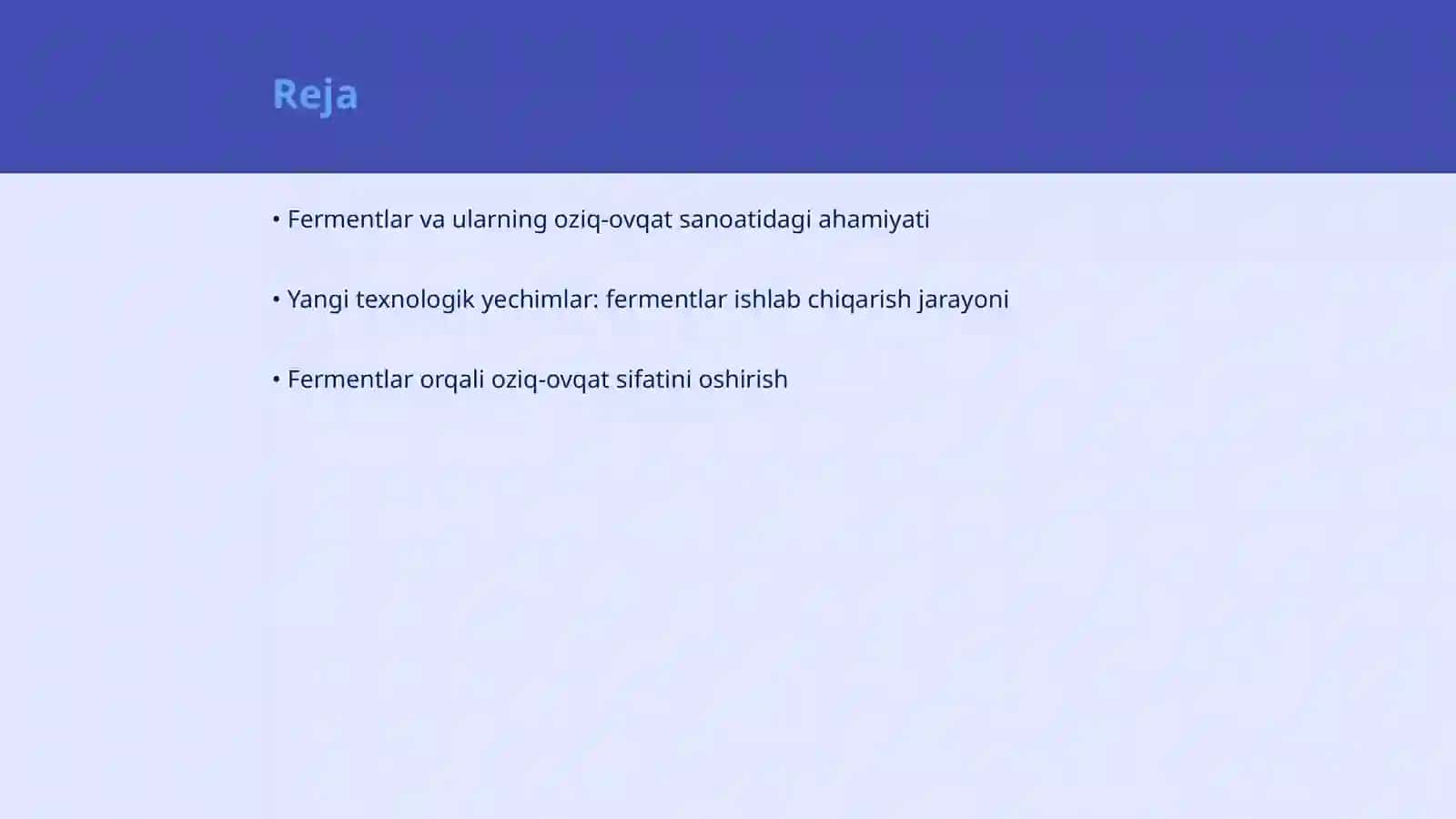 Fermentlar va ularning oziq-ovqat sanoatidagi ahamiyati 2