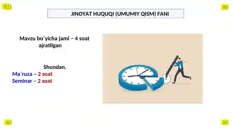 Jinoyat Huquqi (Umumiy qism) 2