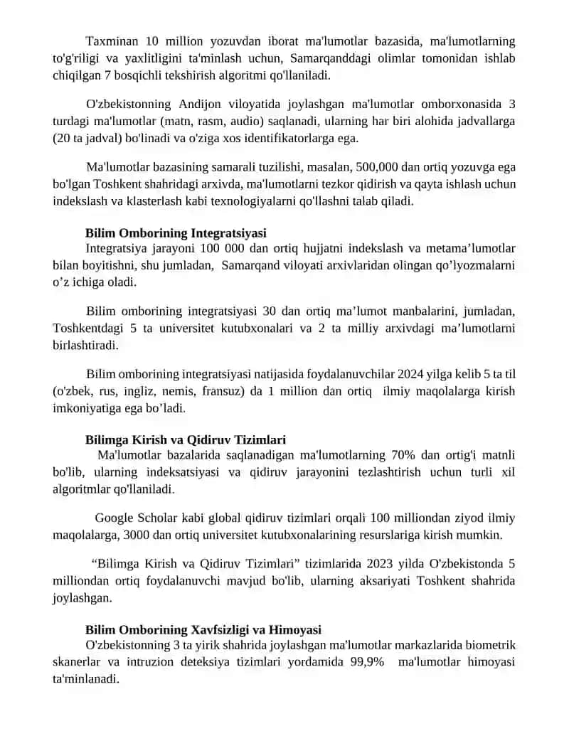 Bilimni Tahlil qilish va Qayta Ishlash 2