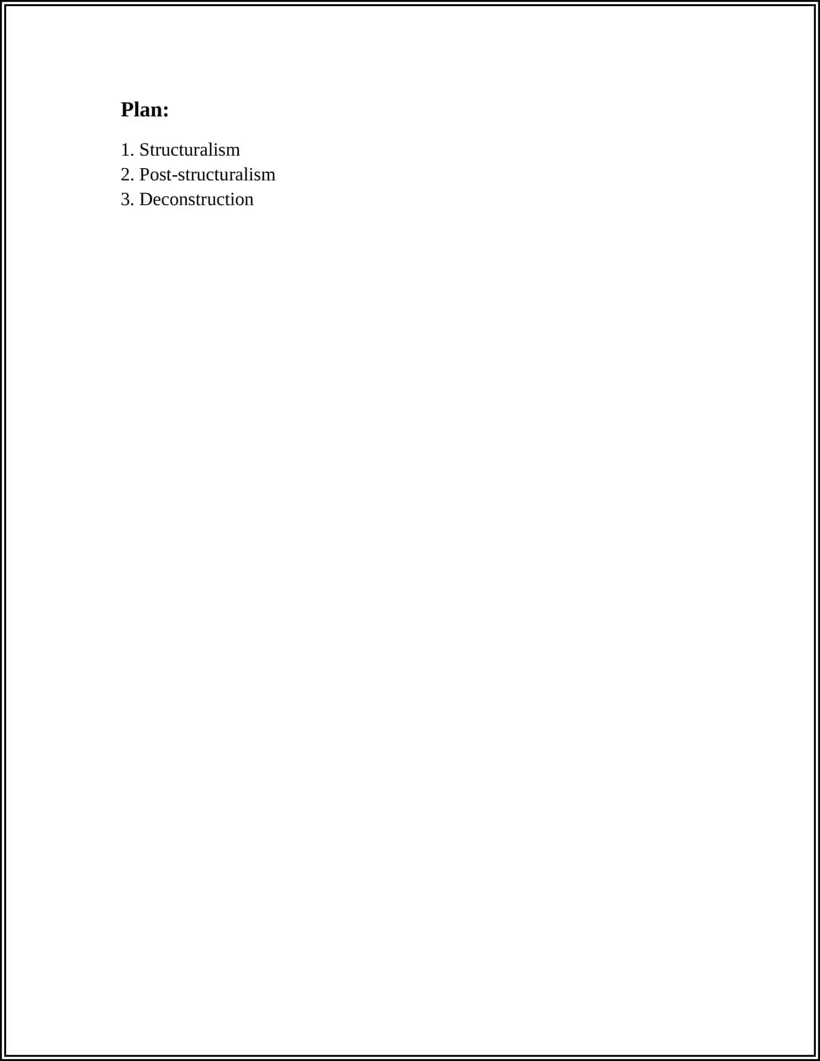 Literary Theory 2