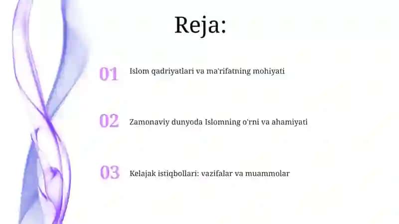 Islom qadriyatlari va ma'rifatining hozirgi davrdagi ahamiyati 2